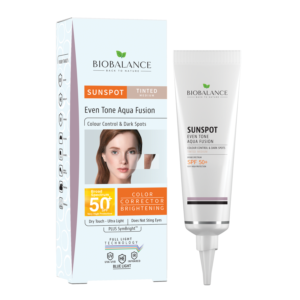 SUNSPOT Crema cu SPF 50+ Uniformizanta, Impotriva Petelor Pigmentare, MEDIUM, Bio Balance, 40 ml 2